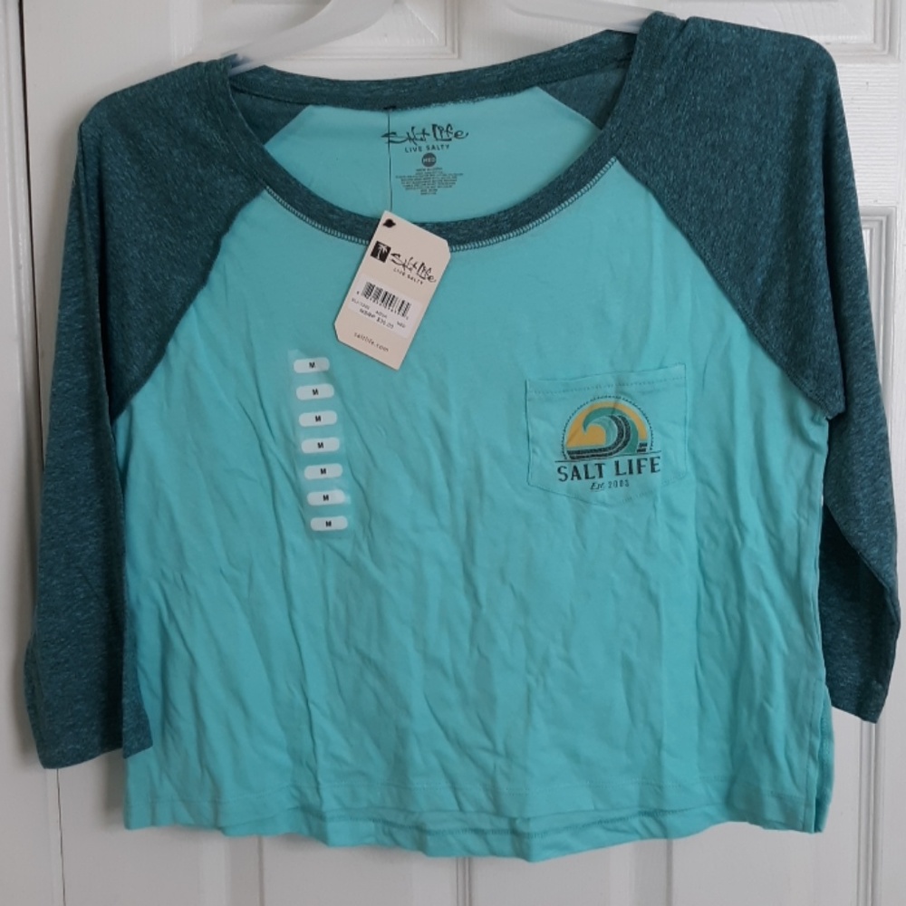 Salt Life GetSalty Tree Raglan Tee